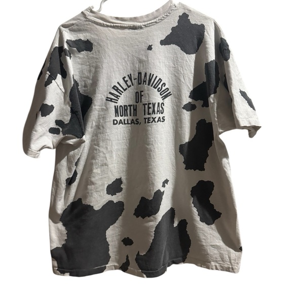 Vintage 90’s Harley-Davidson Cow Print T-Shirt - Picture 2 of 11